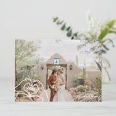 Carte de vœux de mariage 5 Photos (Debout devant)