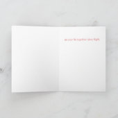 Carte de vœux de mariage en montgolfière à air cha (Intérieur)