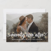 Carte de voeux de mariage Joyeusement éclairé (Devant)