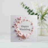 Carte de vœux de mariage joyeux (Debout devant)