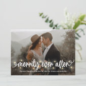 Carte de vœux de mariage joyeux Noël (Debout devant)