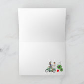 Carte de vœux de mariage personnalisable couleur d (Intérieur)