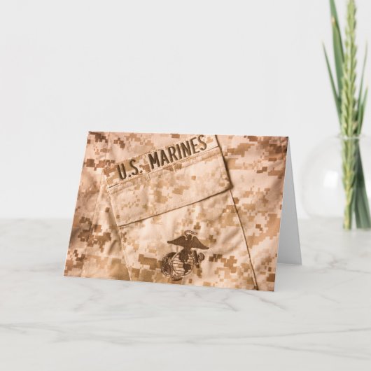Carte de voeux de Marine Corps (Devant)