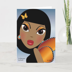 Carte de voeux de Mariposa de La (papillon)