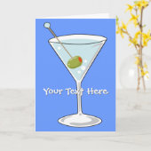 Carte de voeux de Martini (Fleur jaune)