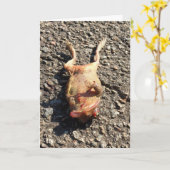 carte de voeux de mauvais jour (Fleur jaune)