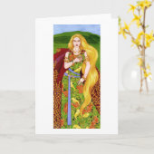 Carte de voeux de Medb (Fleur jaune)