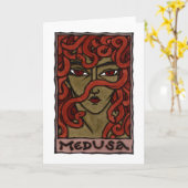 Carte de voeux de méduse (Fleur jaune)