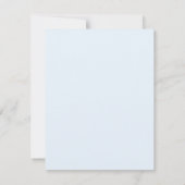 Carte de voeux de méduse mignonne et drôle (Dos)