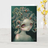 Carte de voeux "de méduse pâle" (Fleur jaune)