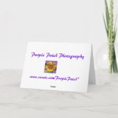 Carte de voeux de méduses (Dos)