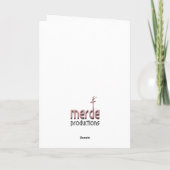 Carte de voeux de Merde (Dos)