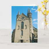 Carte de vœux de Minster (Fleur jaune)