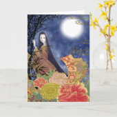 Carte de voeux de Miyabi (Fleur jaune)