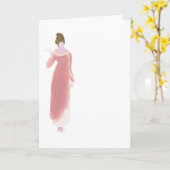 Carte de voeux de mode de Regency pour toutes les (Fleur jaune)