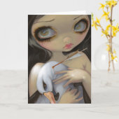 Carte de voeux de "mon albatros" (Fleur jaune)