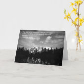 Carte de voeux de montagne (Fleur jaune)