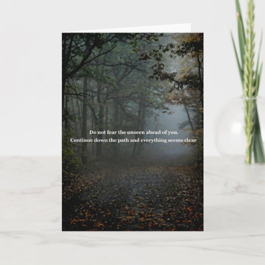 carte de voeux de motivation (Devant)