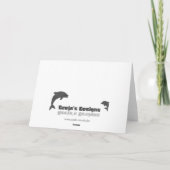 Carte de voeux de mur en briques (Dos)