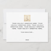 Carte de vœux de musiciens de rue pour les fêtes d (Dos)