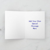 Carte de voeux de naissance celtique (Intérieur)