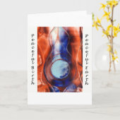 Carte de voeux de naissance pacifique (Fleur jaune)