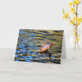 Carte de voeux de nature de NorCal : Feuille de (Fleur jaune)