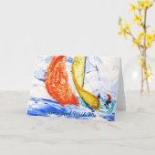 Carte de voeux de navigation (Fleur jaune)