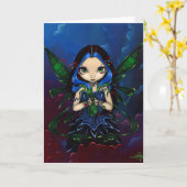 Carte de voeux de "Nepenthe" (Fleur jaune)