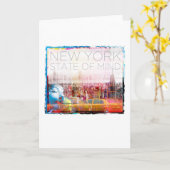 Carte de voeux de New York (Fleur jaune)