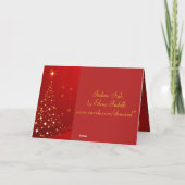 Carte de voeux de Noël (Dos)