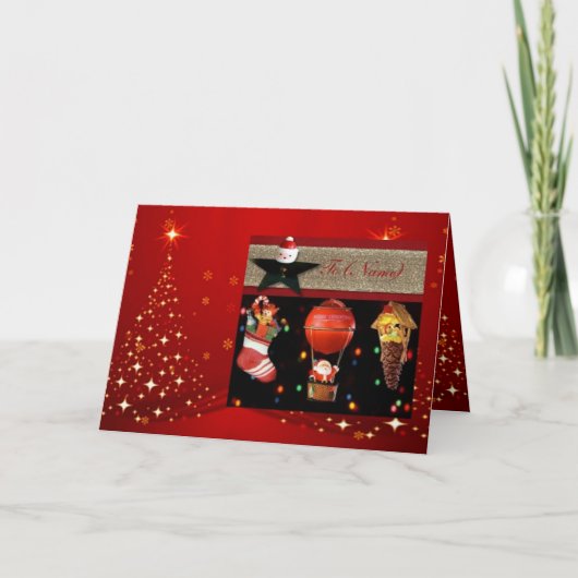 Carte de voeux de Noël (Devant)