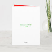 Carte de vœux de Noël (Dos)