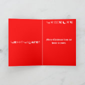 Carte de vœux de Noël (Intérieur)