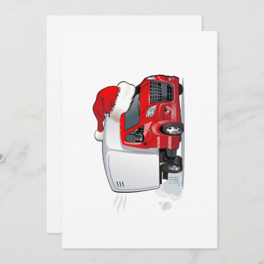 Carte de voeux de Noël (Devant / Derrière)