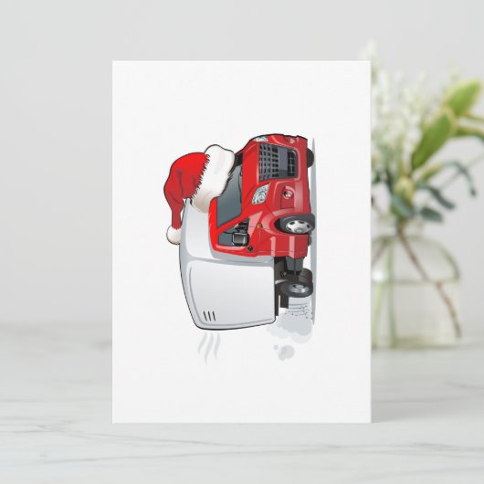 Carte de voeux de Noël (Debout devant)