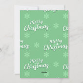 Carte de voeux de Noël (Dos)