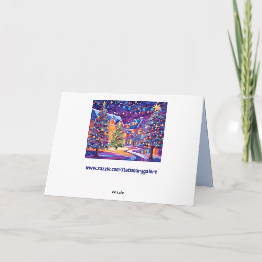 carte de voeux de noël (Dos)