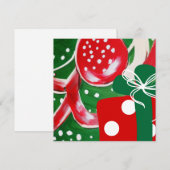 Carte de voeux de Noël (Devant / Derrière)