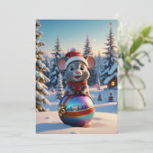 Carte de voeux de Noël (Debout devant)