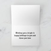 Carte de voeux de Noel (Intérieur)