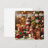 Carte de vœux de Noël (Devant / Derrière)