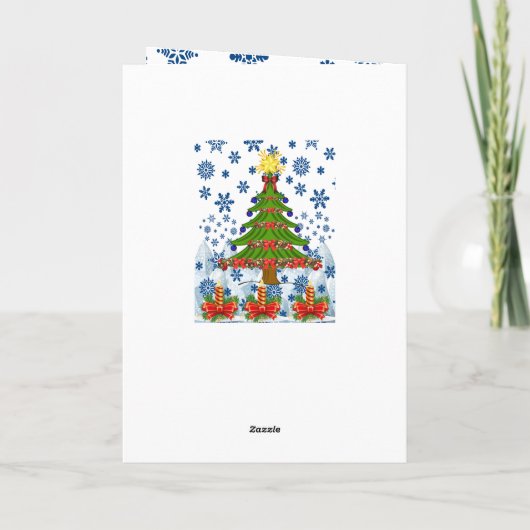 Carte de voeux de Noël (Dos)