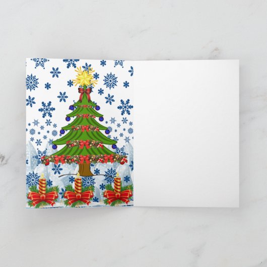 Carte de voeux de Noël (Intérieur)