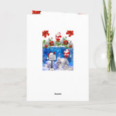 Carte de voeux de Noël (Dos)