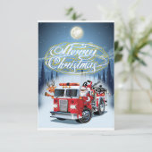 carte de vœux de Noël (Debout devant)