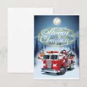 carte de vœux de Noël (Devant / Derrière)