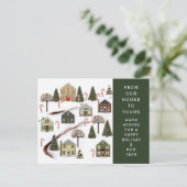 Carte de vœux de Noël (Debout devant)