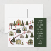 Carte de vœux de Noël (Devant / Derrière)
