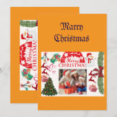 Carte de vœux de Noël (Devant / Derrière)